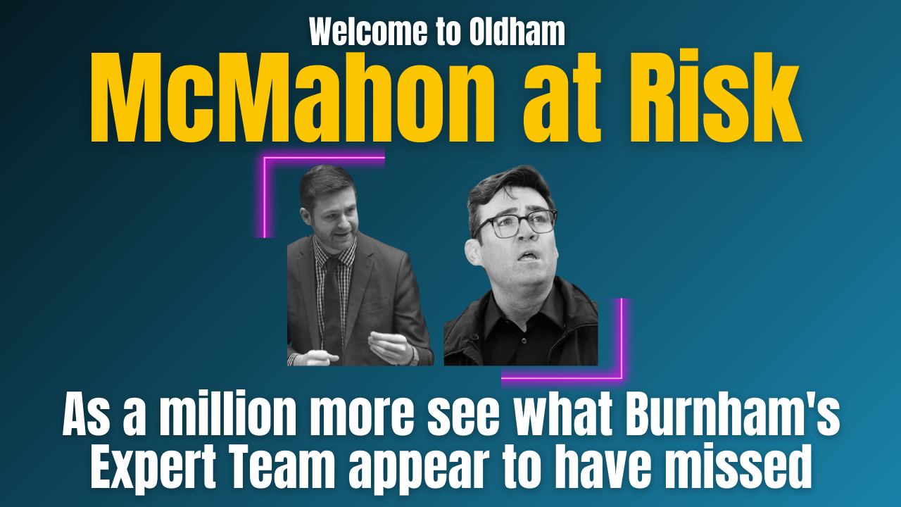 McMahon at risk, as a million more see what Burnham's Expert Team appear to have missed