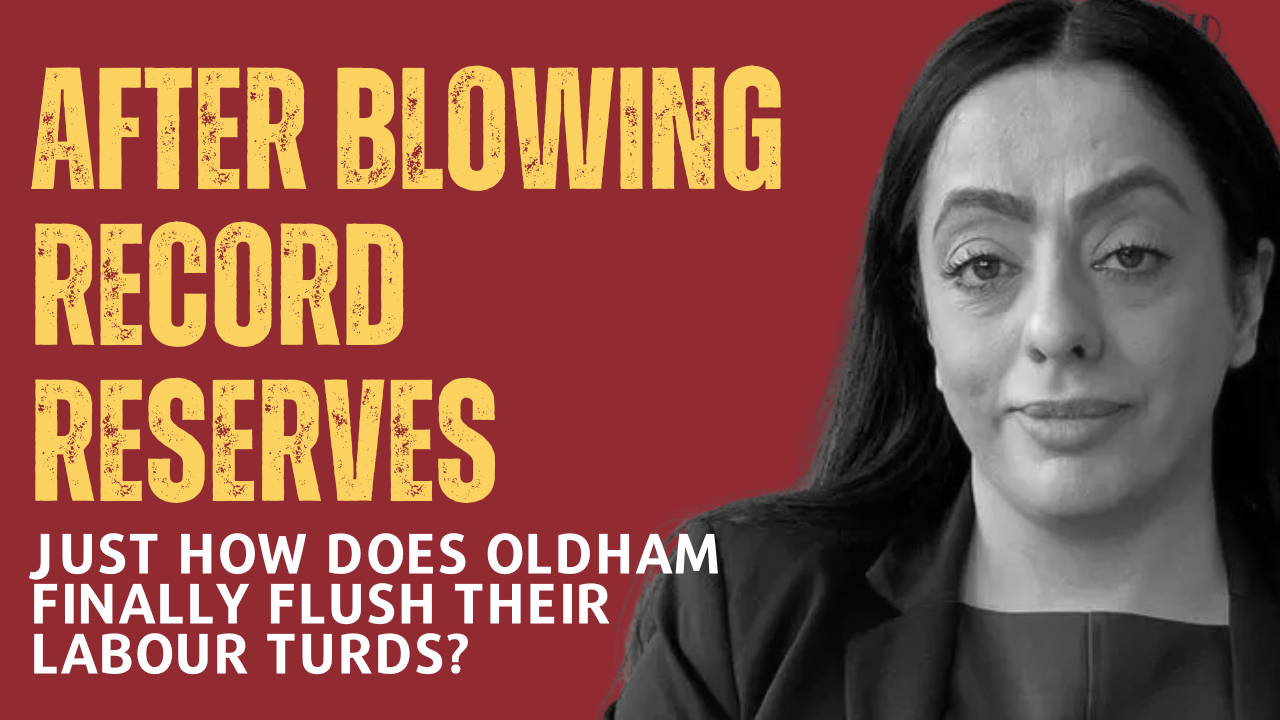 With Oldham on the brink of bankruptcy, Shah demands the townsfolk pay her executives yet more money