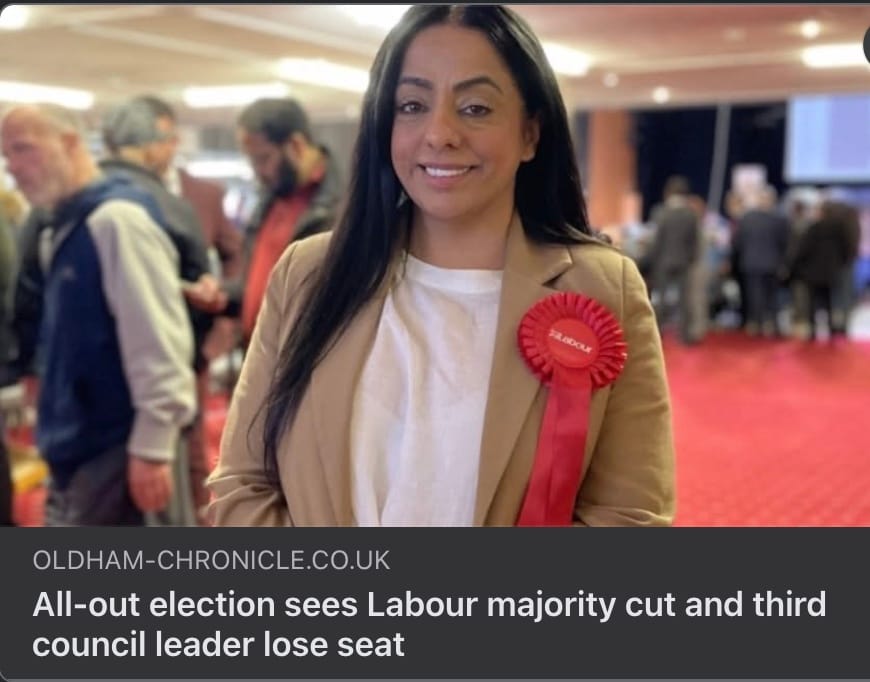 Will You Help Stop Arooj Shah and Her Gangster Infiltrated Labour Party From Taking Back Complete Control of Oldham?