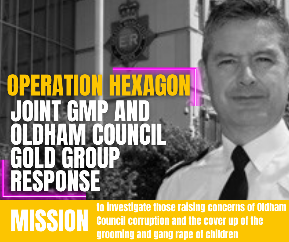 Call on GM Mayor ANDY BURNHAM to launch an Inquiry into GMP Operation Hexagon